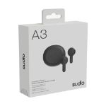 sudio in-ear true draadloze oortjes a3 ergonomisch