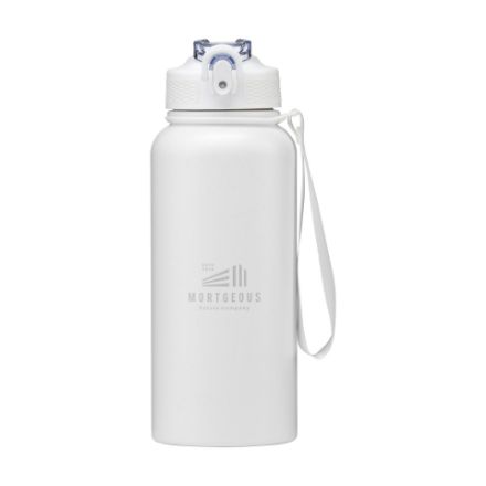 aquasteel xl recycled rvs 900 ml waterfles lekvrij