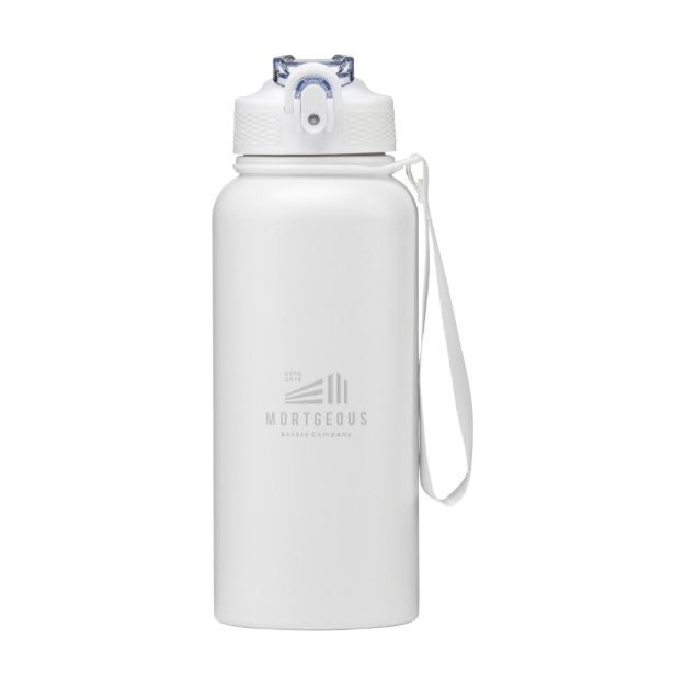 aquasteel xl recycled rvs 900 ml waterfles lekvrij