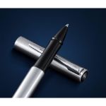 waterman graduate chrom ct balpen met zwarte inkt