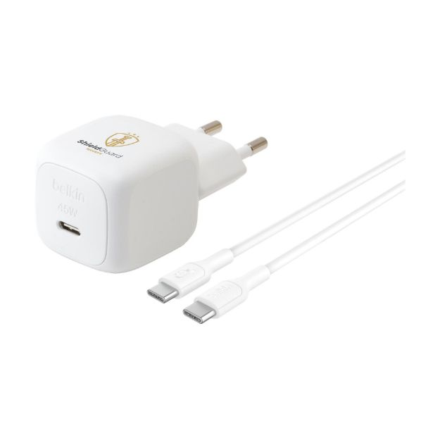 belkin 45w usb pd wall charger with pps and cable
