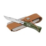 opinel colorama no 08 zakmes in een riemetui