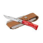 opinel colorama no 08 zakmes in een riemetui