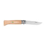 opinel inox no 08 zakmes in een riemetui