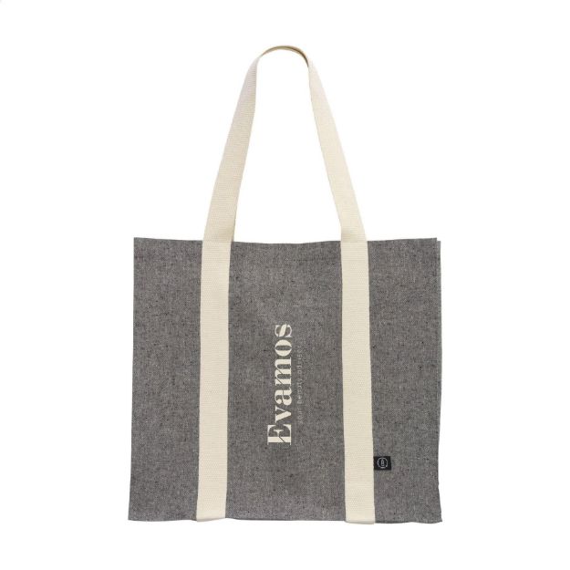 recycled katoen shopperbag 210 g/m2