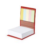 blok met zelfklevende memos