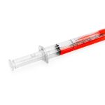 balpen luba injectiespuit blauwschrijvend