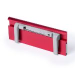 aluminium naamspeld met vervangbaar papier.