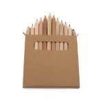 potlodendoosje twaalf naturel kleurpotloden