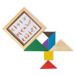 tangram puzzel van hout