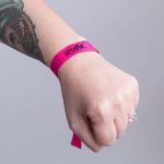 aanpasbare armband polyester veiligheidssluiting