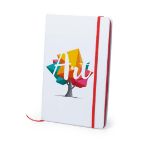 a5 notitieboek fraguen met 100 bladzijden.