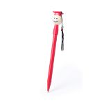 pen met figuurtje blauwschrijvend