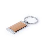 sleutelhanger van hout en metaal. vitolok