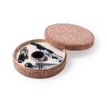 kurken wijnset roestvrij stalen accessoires