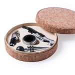 kurken wijnset roestvrij stalen accessoires