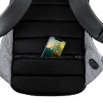 laptoptas met zonnepaneel voor oplader