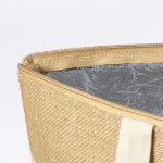 thermotasje van katoen jute en aluminium linax