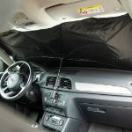 opvouwbaar auto zonnescherm in zakje burdy