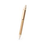 pen van tarwestro recycled karton blauwe inkt