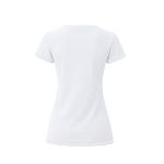 wit dames t-shirt katoen 140 gr fruit of the loom