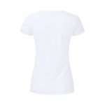 wit dames t-shirt v-neck 140 gr fruit of the loom