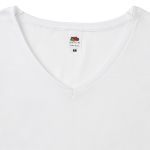 wit dames t-shirt v-neck 140 gr fruit of the loom