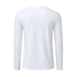 wit t-shirt lange mauwen 140 gr fruit of the loom