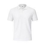 witte polo shirt 175 gr. fruit of the loom