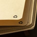 notitieboekje a5 recycled karton 100 blanco blad