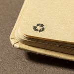 notitieboekje a5 recycled karton 100 blanco blad