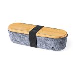 etui van bamboe en vilt glaston