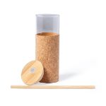 drinkfles tromury glas en kurk 500 ml