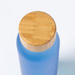 drinkfles eskay glas met bamboe dop 500 ml