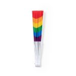 waaier rupaul rpet polyester. regenboog.