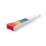 waaier rupaul rpet polyester. regenboog.