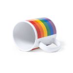 regenboog keramische mok mercurik 370 ml