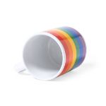 regenboog keramische mok mercurik 370 ml