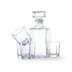 whisky decanteerset rockwel 4 bekers van 200 ml