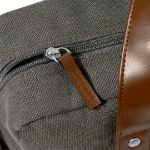 canvas aktentas met laptopvak 15 inch tramez
