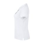 dames wit polo katoen 220 gr koupan s-xxl