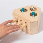 houten spel voor dieren kesel