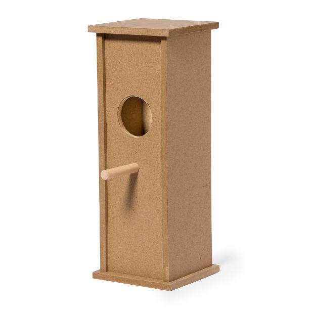 vogelhuisje van massief hout fenyx
