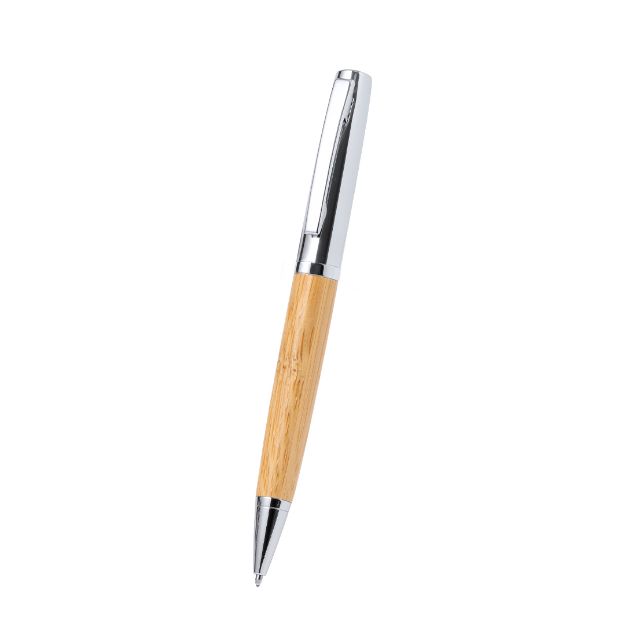 bamboe metalen pen gutier blauwschrijvend