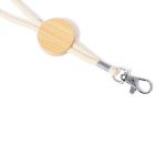lanyard van katoen en bamboe gibons