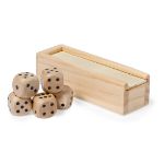 houten dobbelstenen atanin 5 stuks