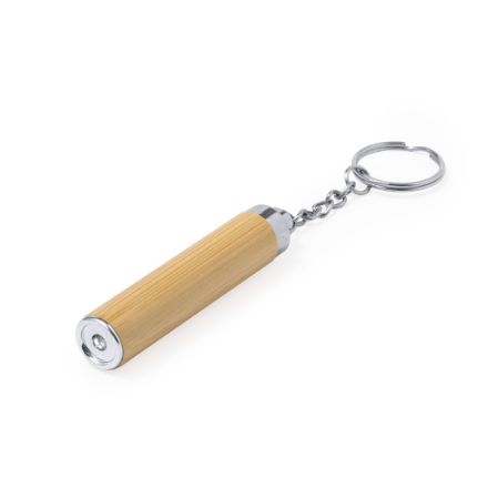 zaklamp sleutelhanger bamboe joper