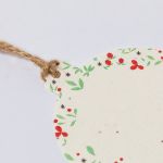 kerstdecoratie van zaadpapier boster