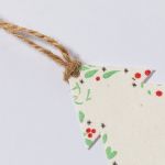 kerstdecoratie van zaadpapier boster