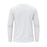 katoenen witte t-shirt lange mouw 160 g/m2 s-xxxl
